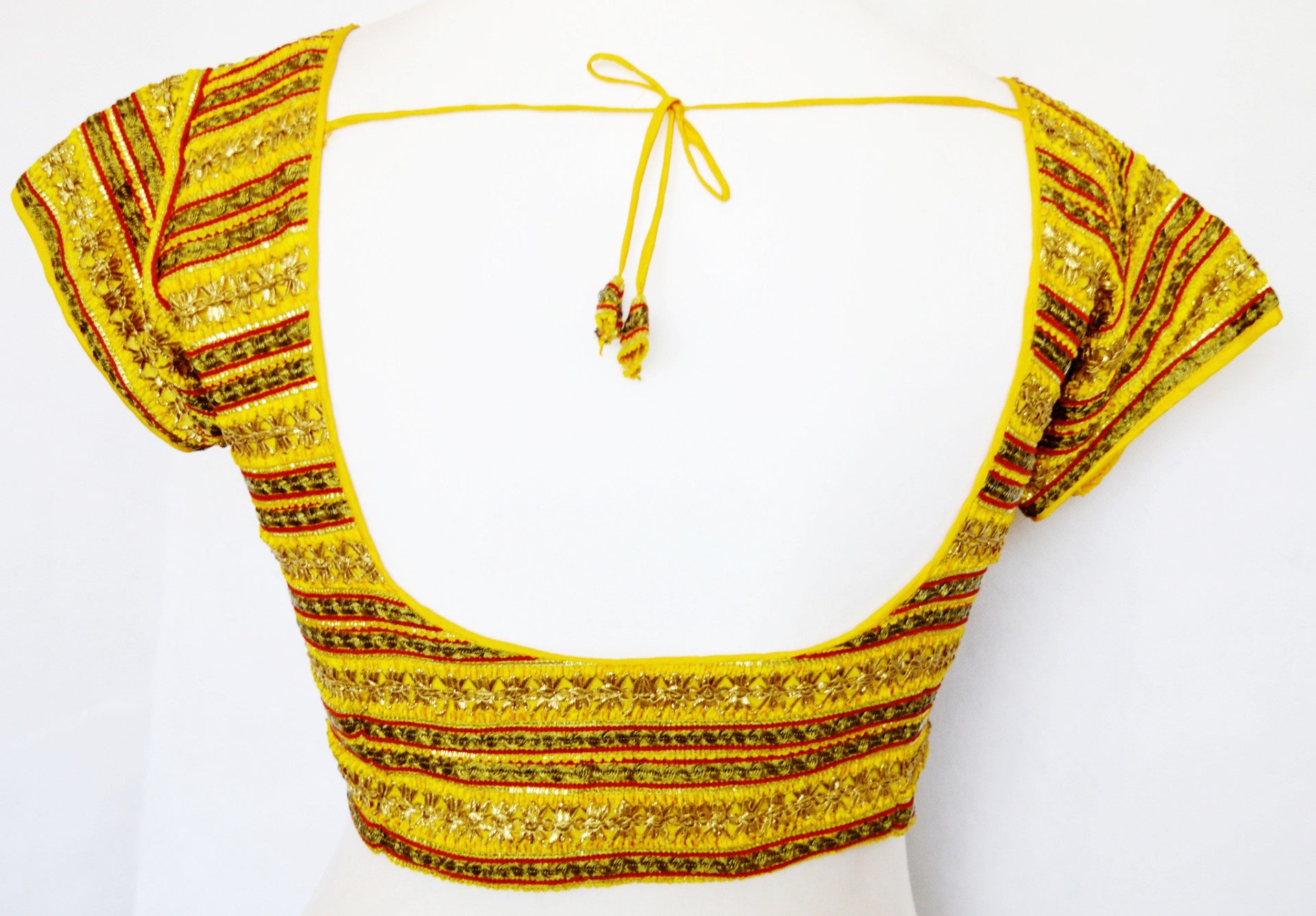 Designer cheap yellow blouse