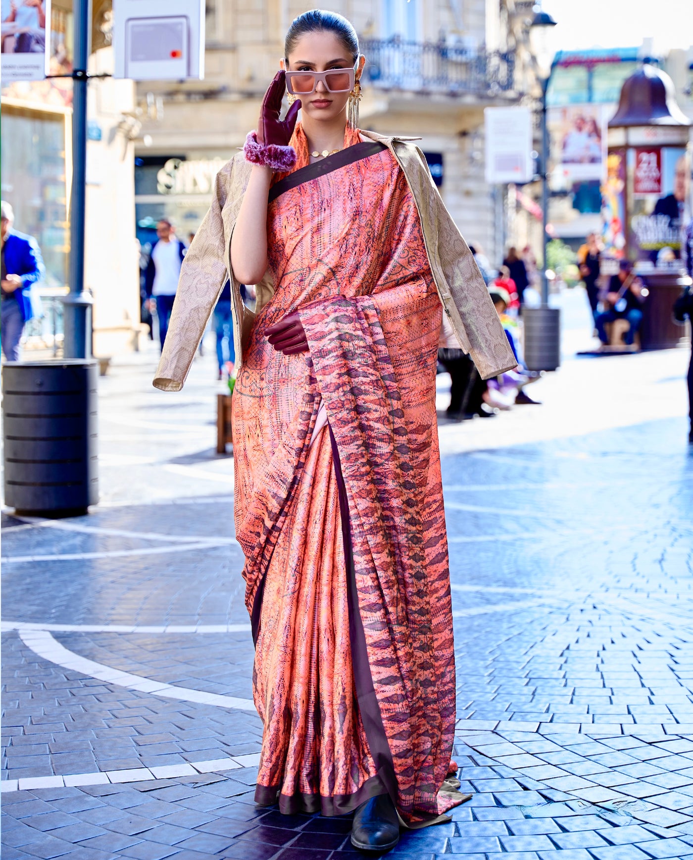 Tips To Look Slim In Saree Saree is one - Shasha boutiques