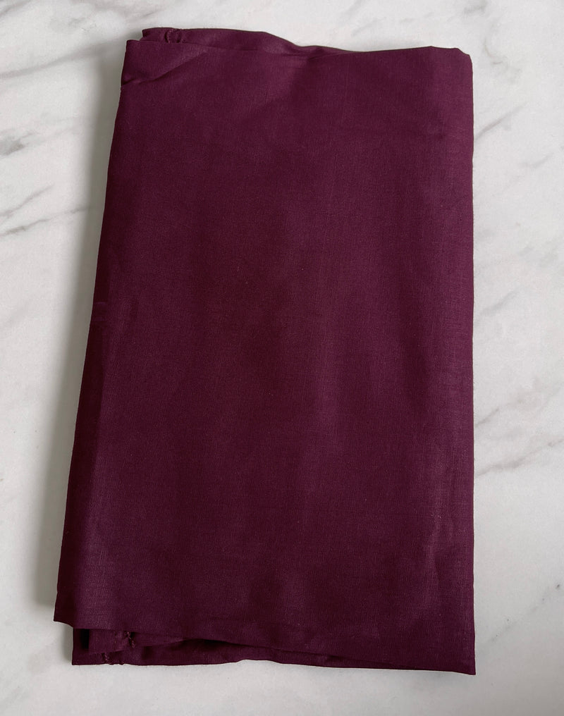 Wine Colour Cotton Petticoat / Skirt