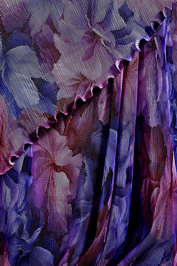 Purple Pure Satin Silk Ready to wear Saree with Stitched Blouse