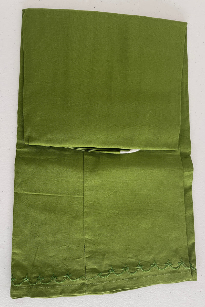 Green colour Cotton Petticoat / Skirt