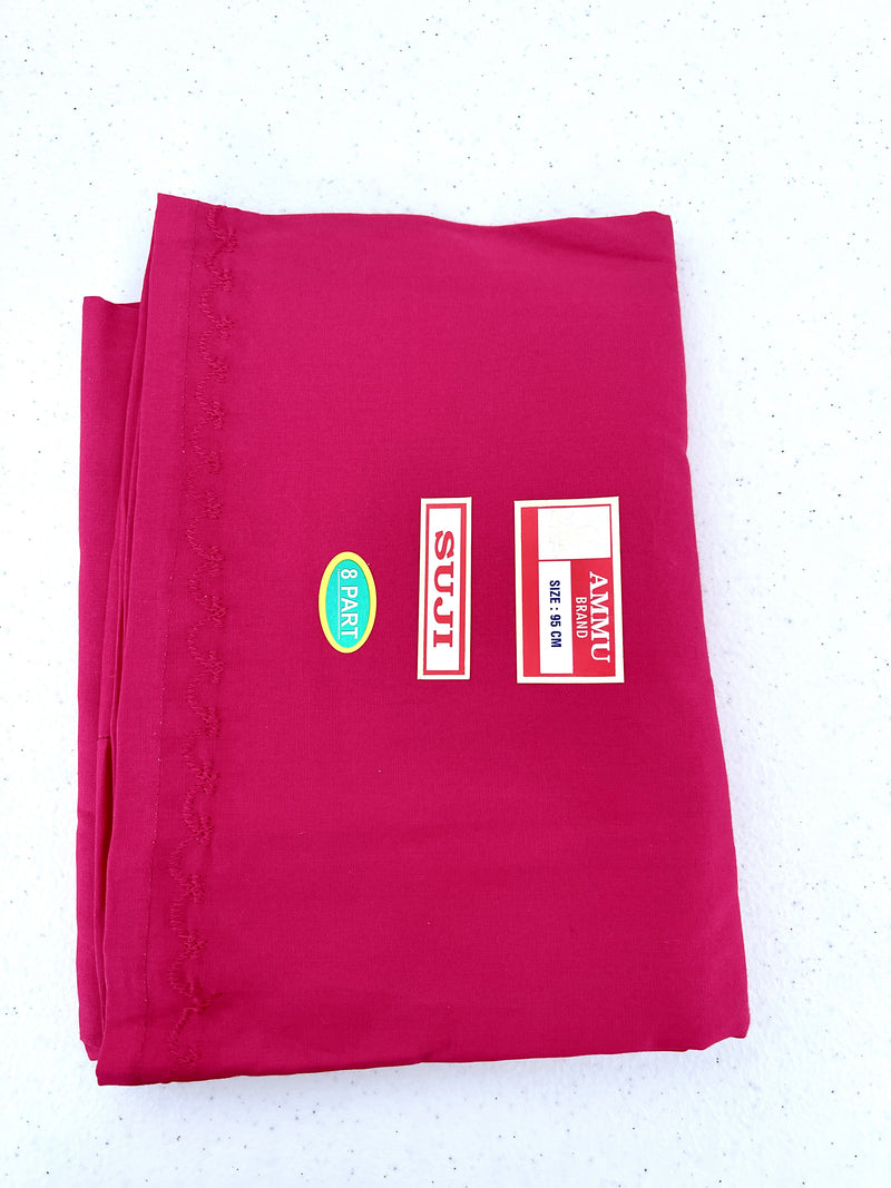 Dark pink colour cotton skirt