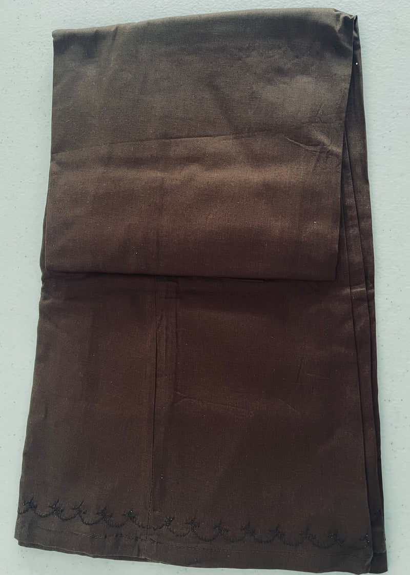 Brown colour Cotton Petticoat / Skirt