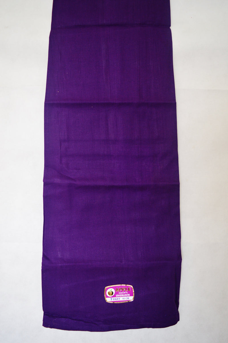 Purple Colour Cotton Petticoat / Skirt