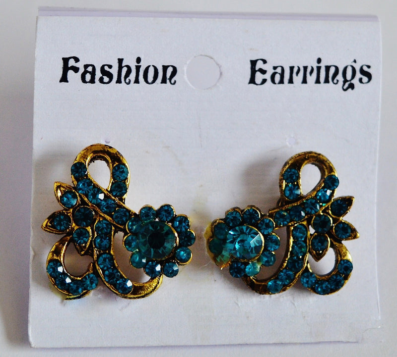 Gorgeous Blue Stones Earrings